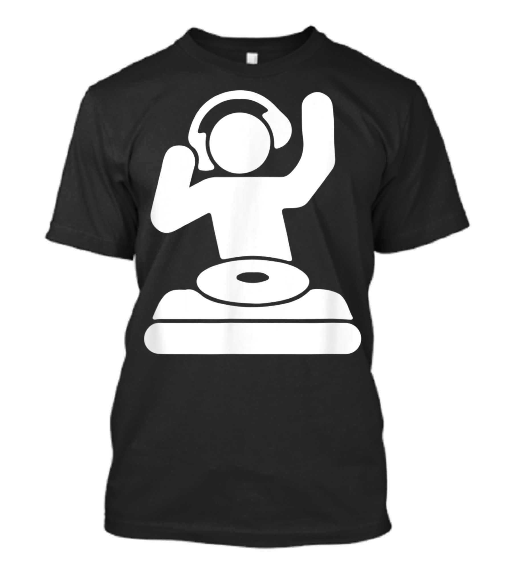 Dj Vinyl Turntable Music Mixer Headphones T-Shirt