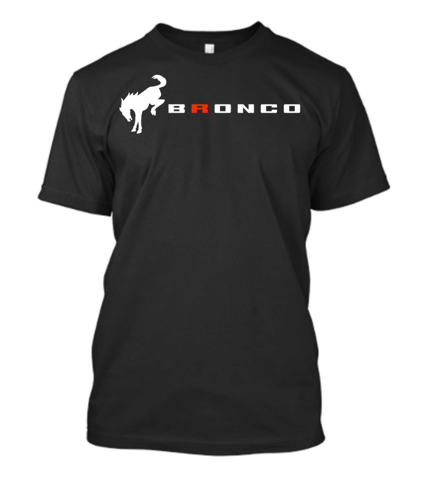 Bronco Logo With Bucking Horse T-Shirt
