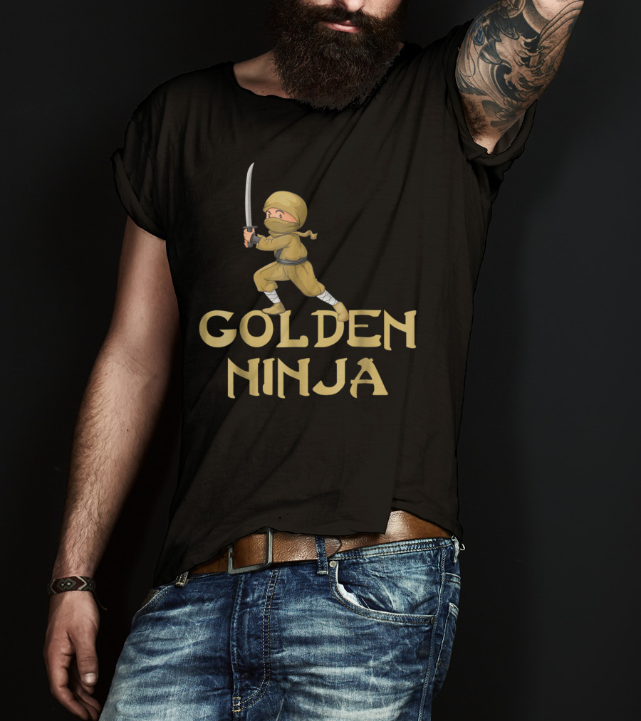 Golden Ninja Warrior Gold Ninja Perfekt T-Shirt