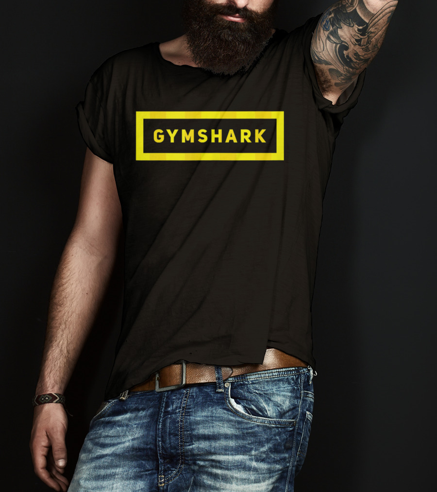 Gymshark Bold Yellow Framed T-Shirt