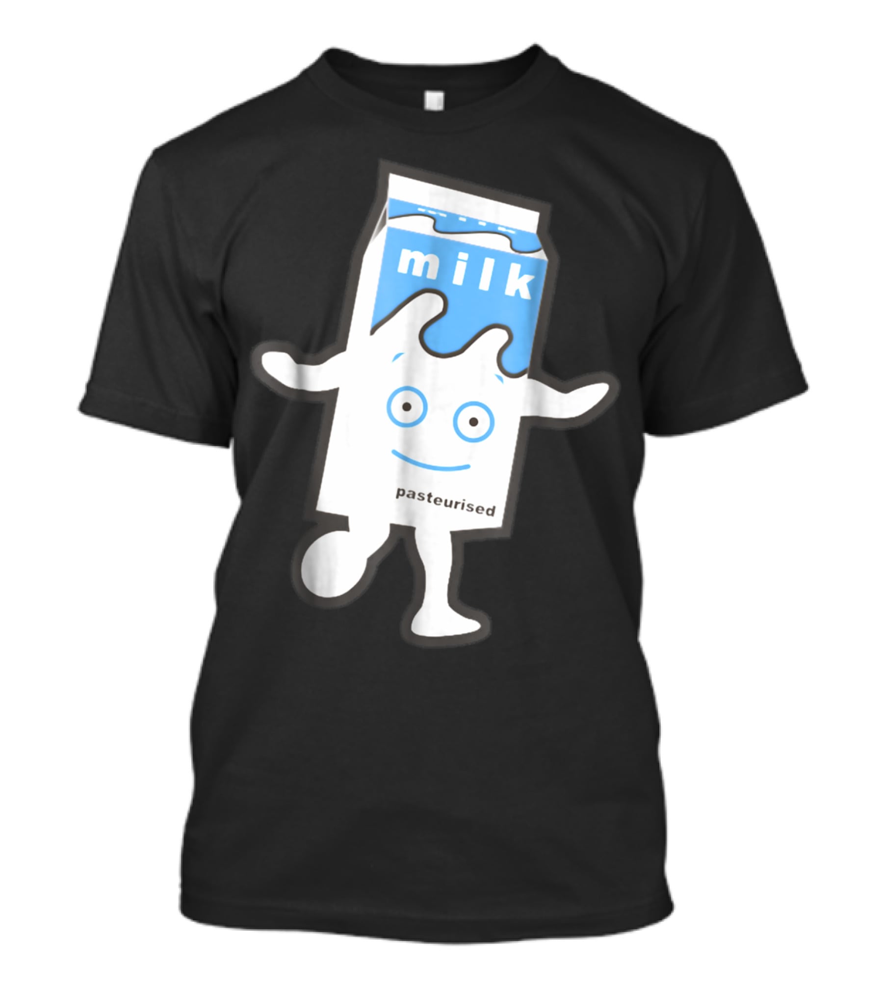 Blur Milky Milk Pasteurised Smiling Carton T-Shirt