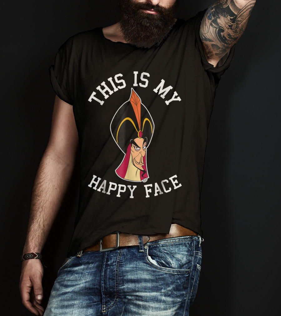 This Is My Happy Face Disney Jafar T-Shirt