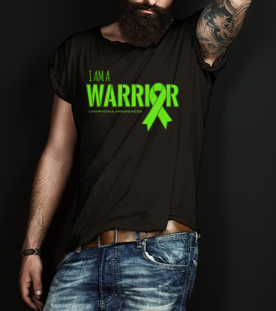 I Am A Warrior Lymphoma Awareness T-Shirt