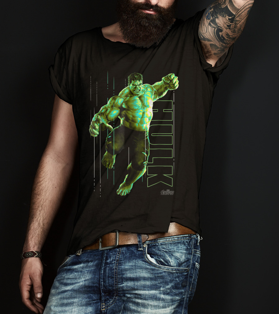 Marvel Avengers Infinity War Hulk Jump Smash T-Shirt