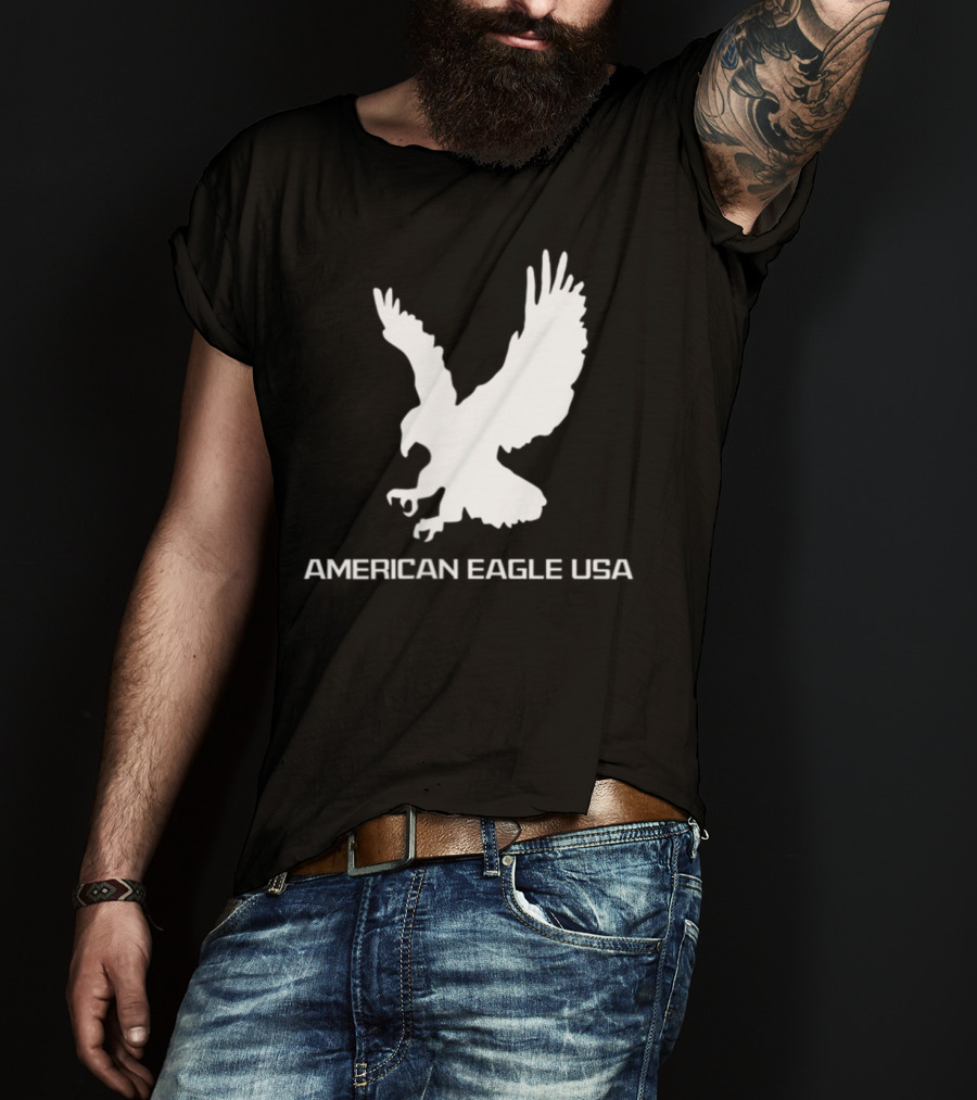 American Eagle USA Iconic Emblem T-Shirt