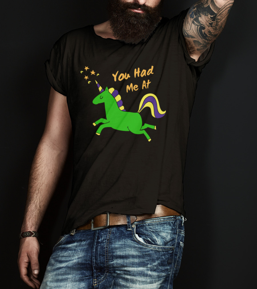 You Had Me At Funny Unicorn Youth Magical Horse T-Shirt