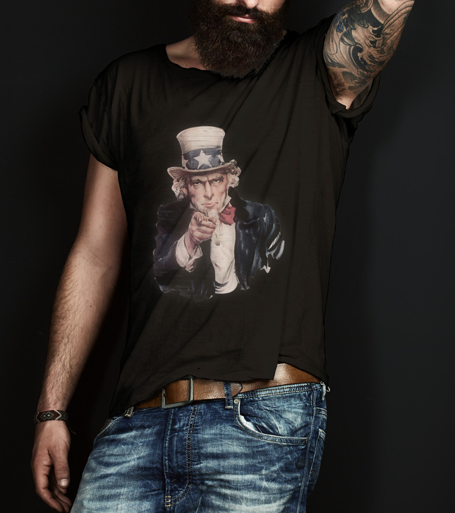 Uncle Sam Patriotic Iconic American T-Shirt