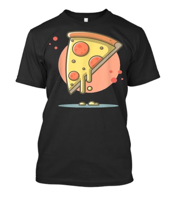 Classic Vintage Pizza Lover Funny Slice T-Shirt