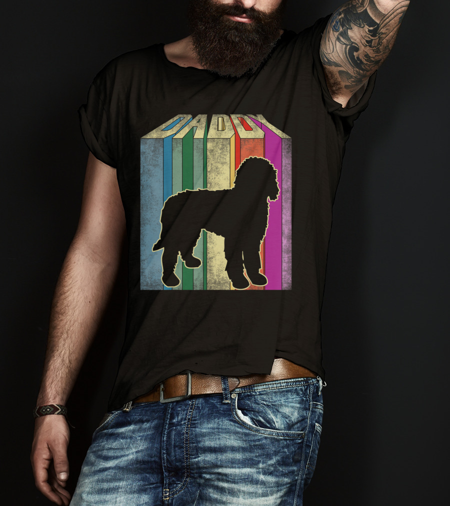 Daddy Multicolor Silhouette Doodle T-Shirt