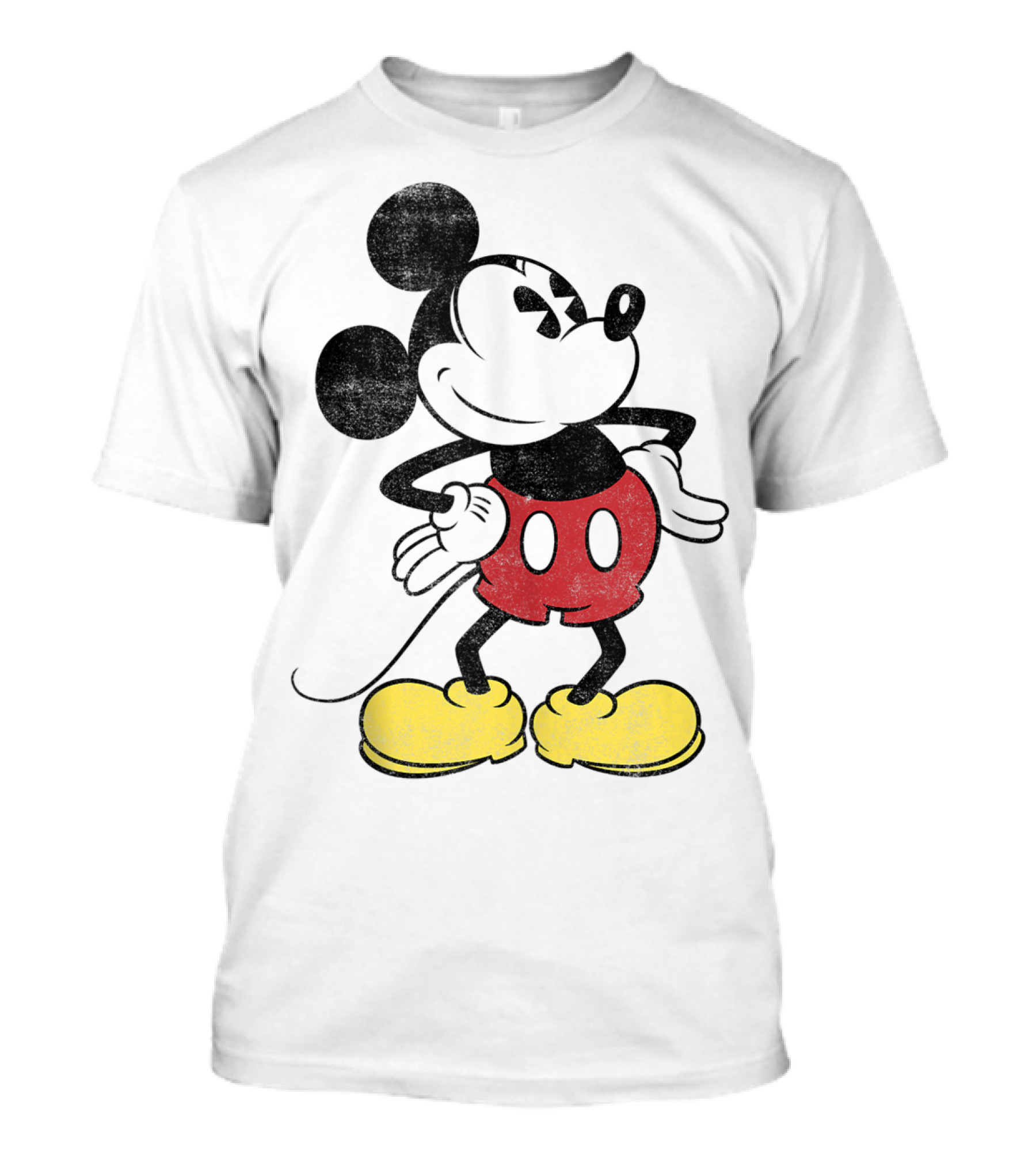 Mickey Mouse Vintage Style Disney Classic Character T-Shirt