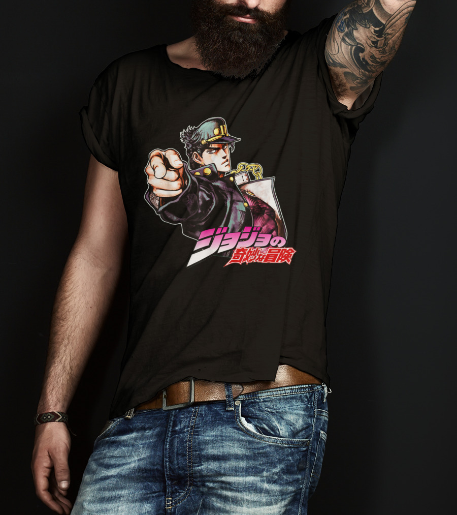 JoJo's Bizarre Adventure Classics Jotaro Kujo Manga T-Shirt