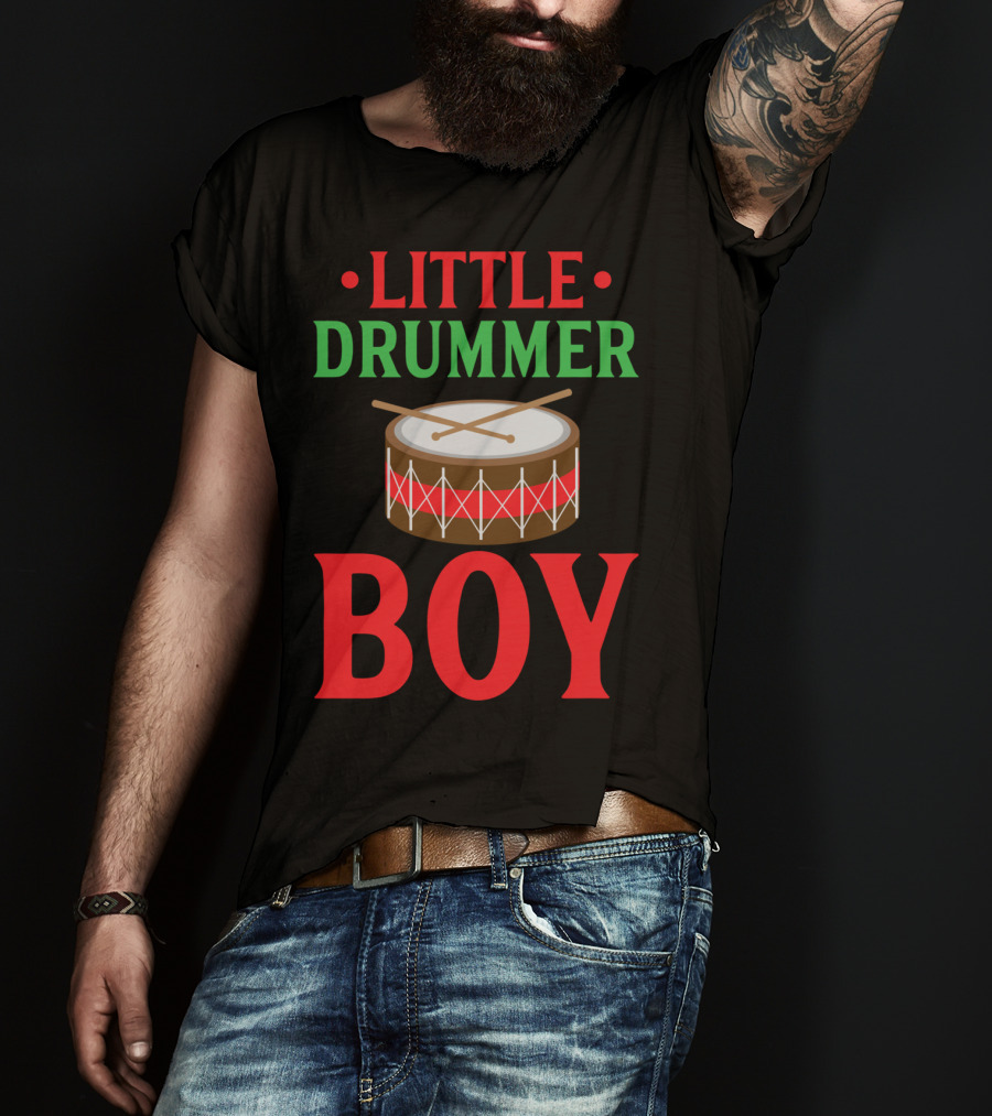 Little Drummer Boy Classic Christmas Drum T-Shirt