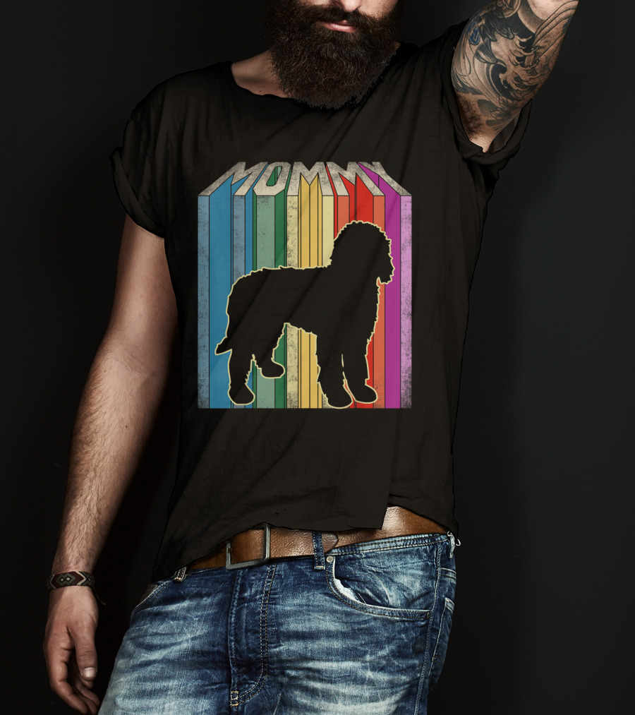 Rainbow Mommy Doodle Dog T-Shirt