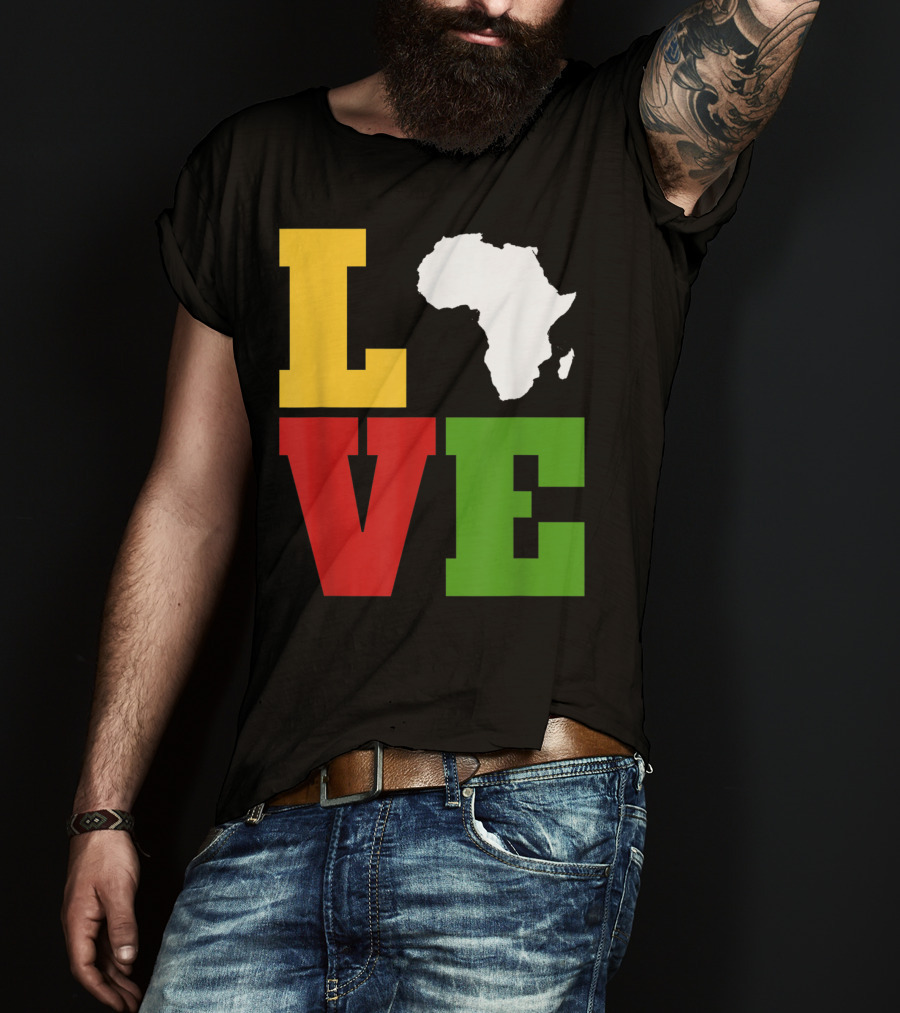 LOVE Africa Afrocentric African T-Shirt