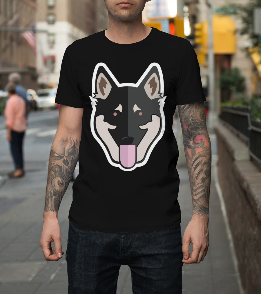 German Shepherd Dog Face T-Shirt
