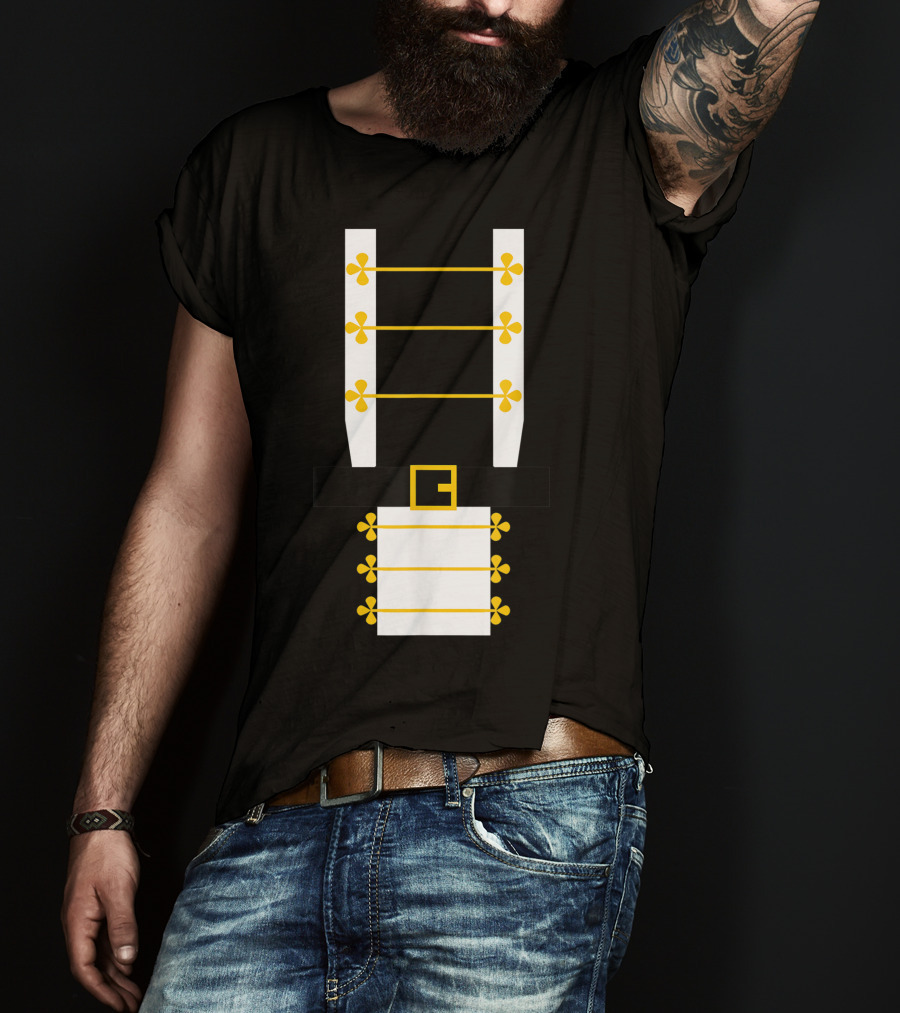 Nutcracker Soldier Costume Uniform Belt Buckle Ballet T-Shirt