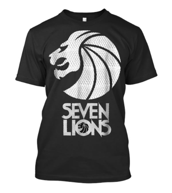 Seven Lions Iconic Logo Lion Head T-Shirt