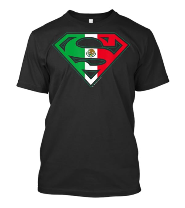 Superman Mexican Flag Emblem T-Shirt