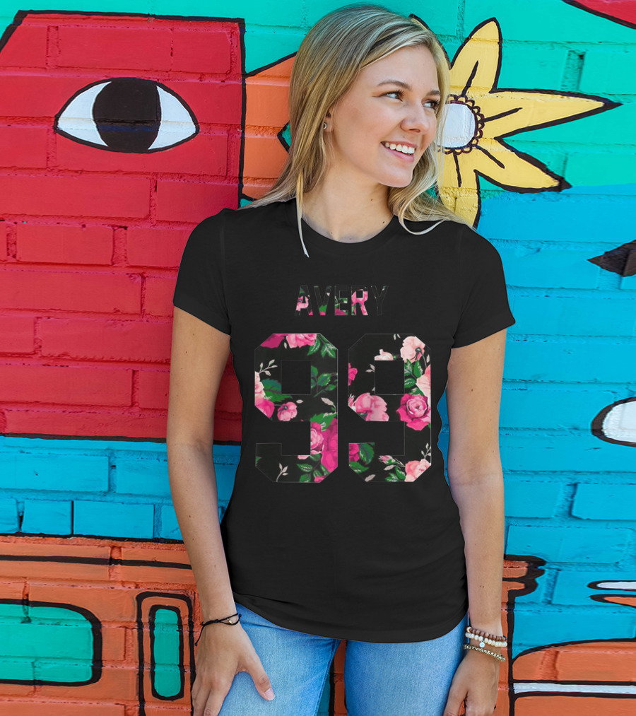 Avery 99 Floral Pattern Jack Avery Merchandise T-Shirt
