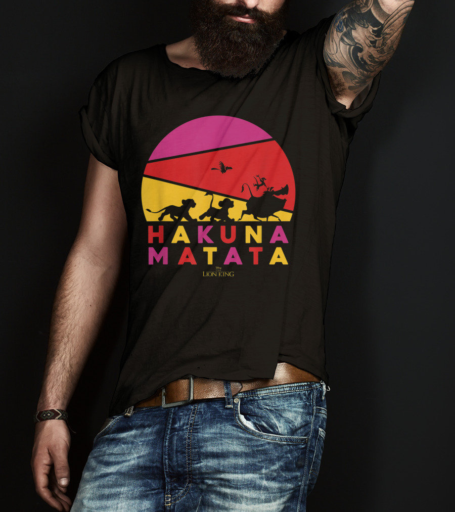 Hakuna Matata Disney Lion King Sunset T-Shirt
