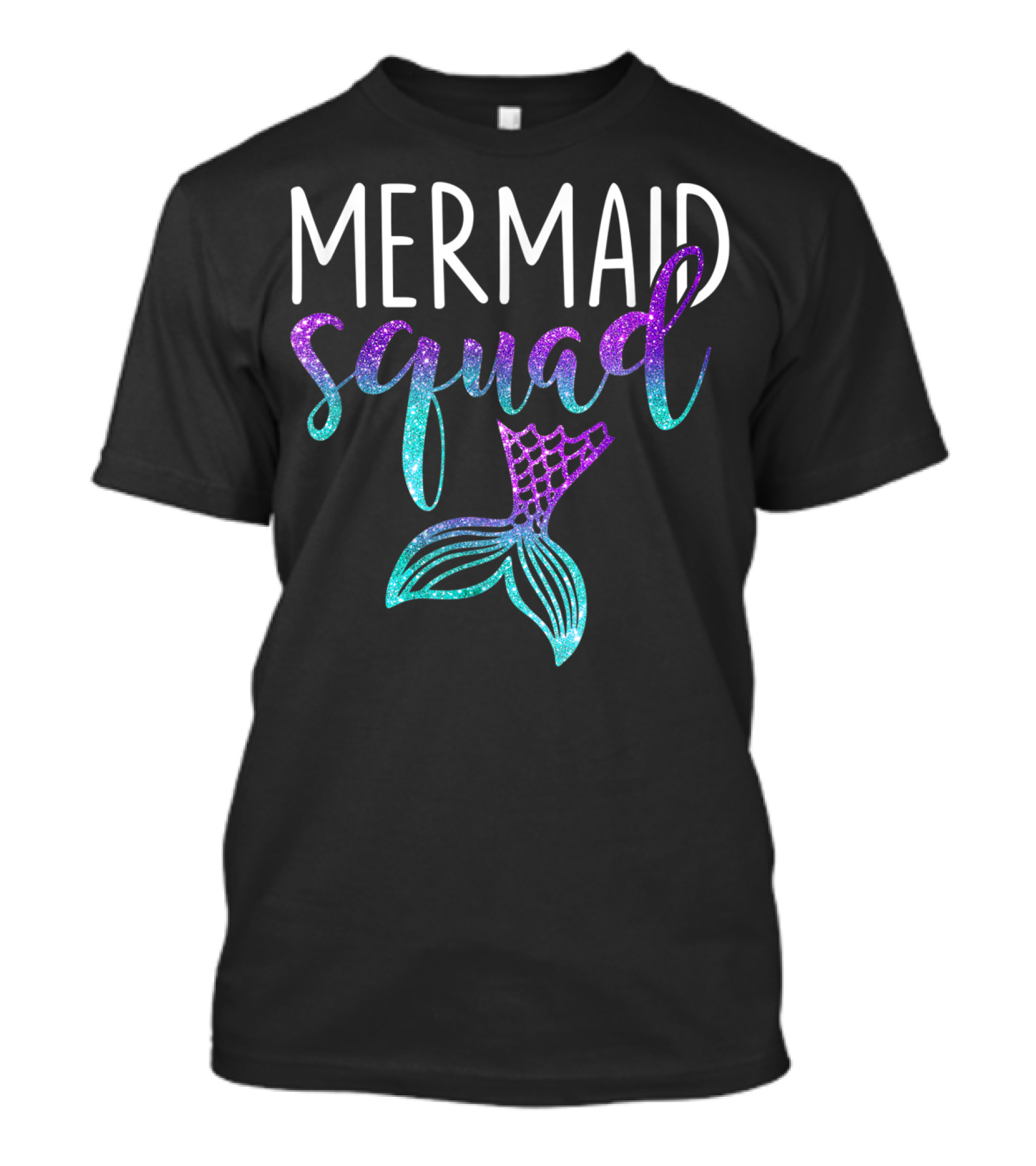 Mermaid Squad Funny Mermaid Birthdays Girl T-Shirt