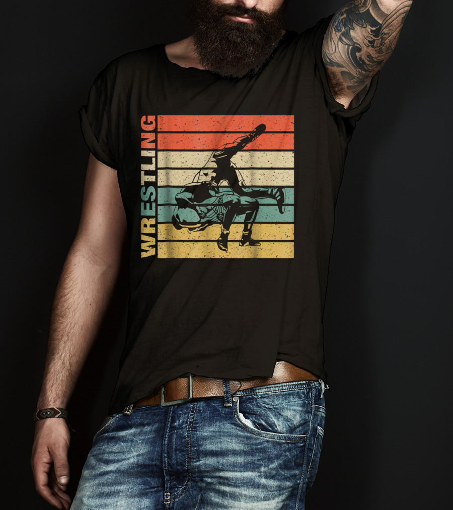 Cool Classic Wrestling Retro Birthday T-Shirt