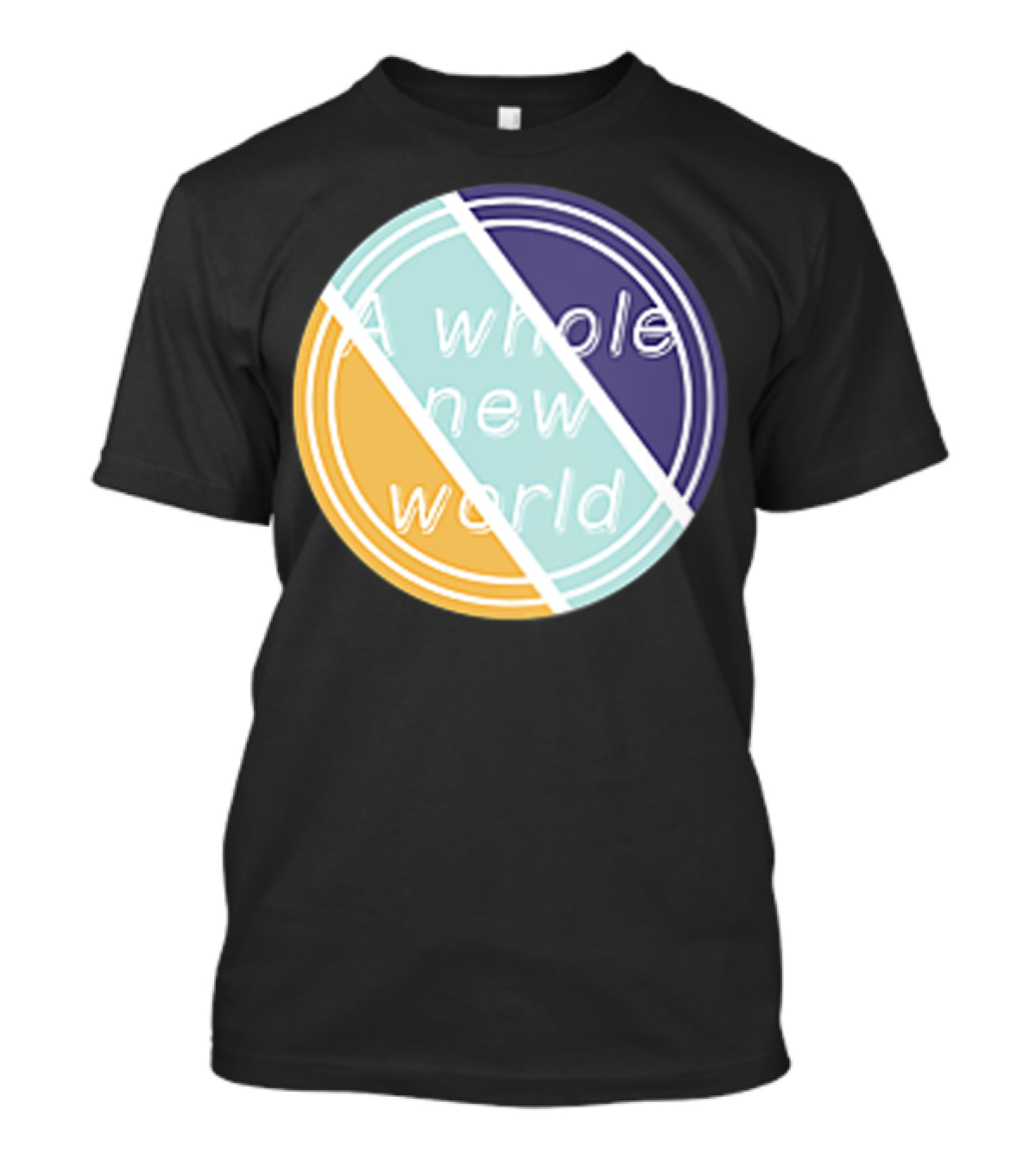 A Whole New World Circular Pastel T-Shirt