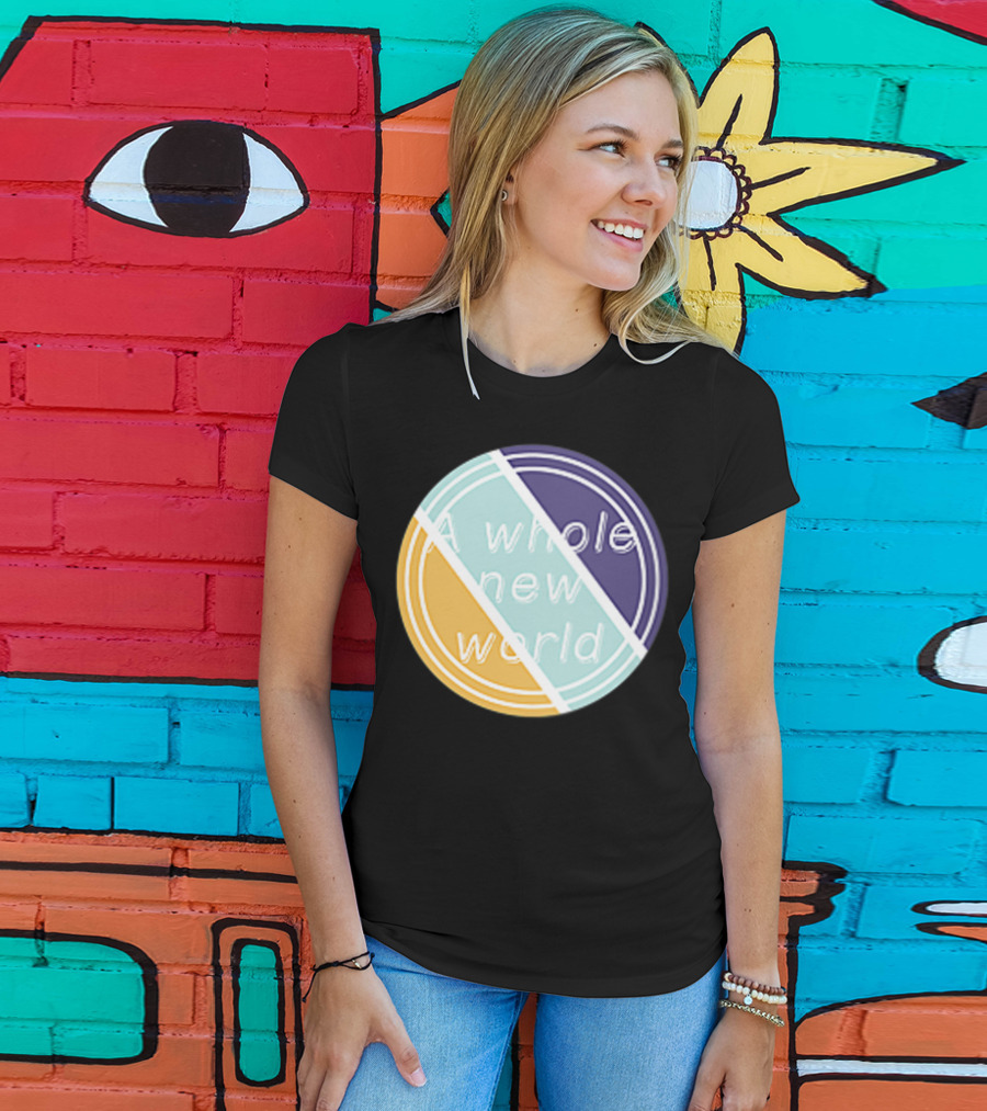 A Whole New World Circular Pastel T-Shirt