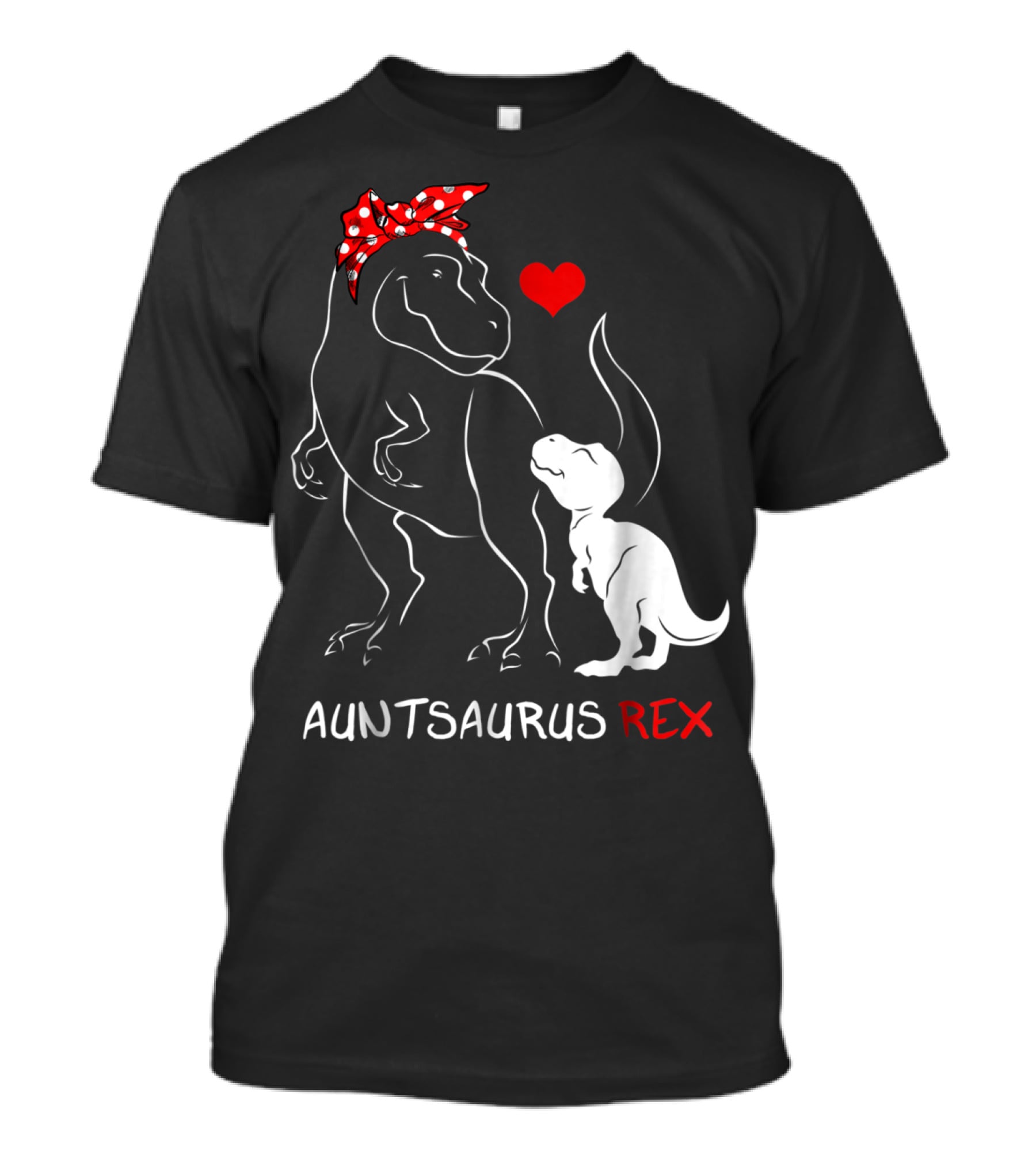 Auntsaurus Rex Dinosaur Family Love T-Shirt