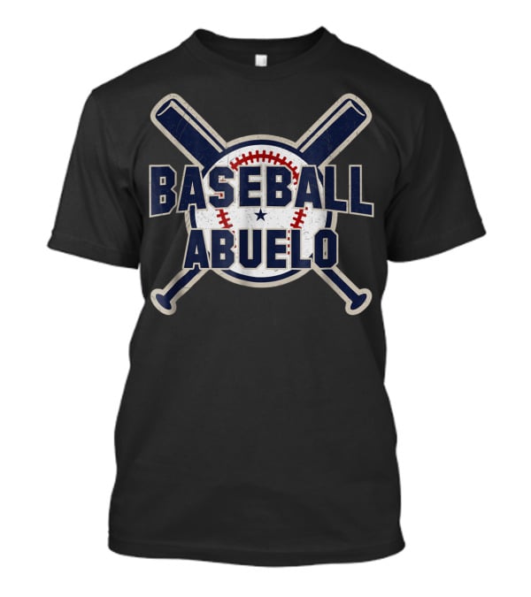 Baseball Abuelo Bat Crossed Softball Spani T-Shirt