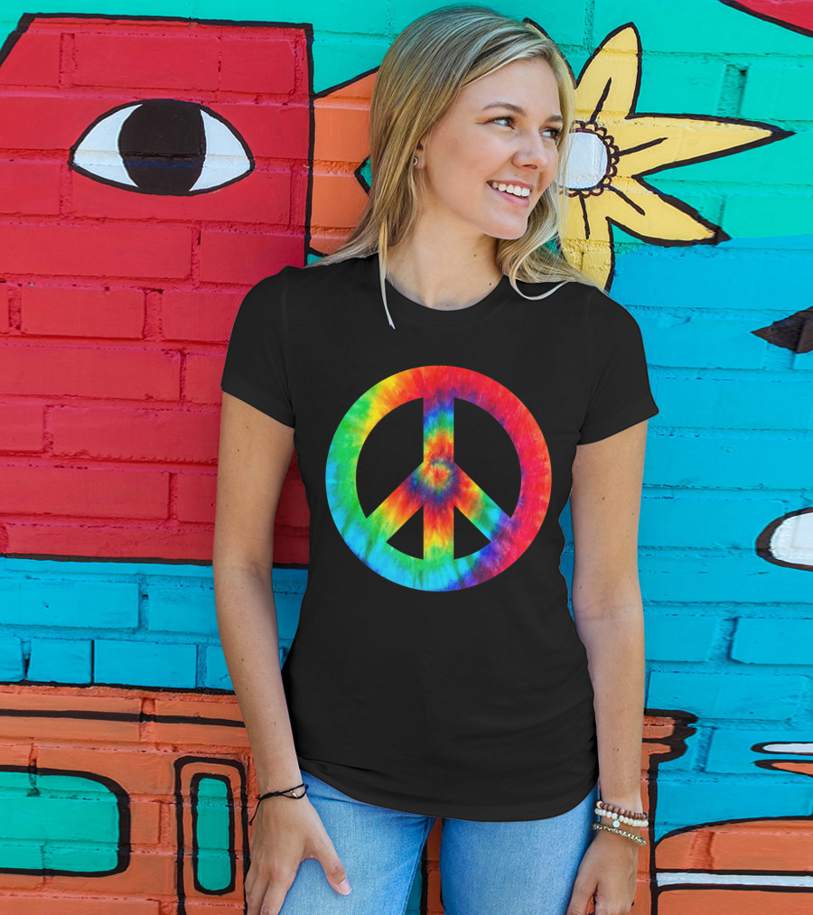 Cool Tie Dye Peace T-Shirt