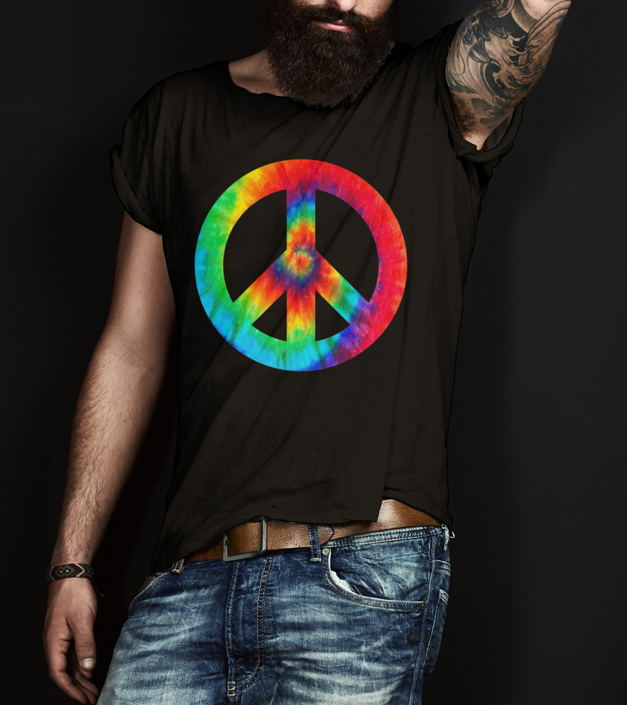Cool Tie Dye Peace T-Shirt