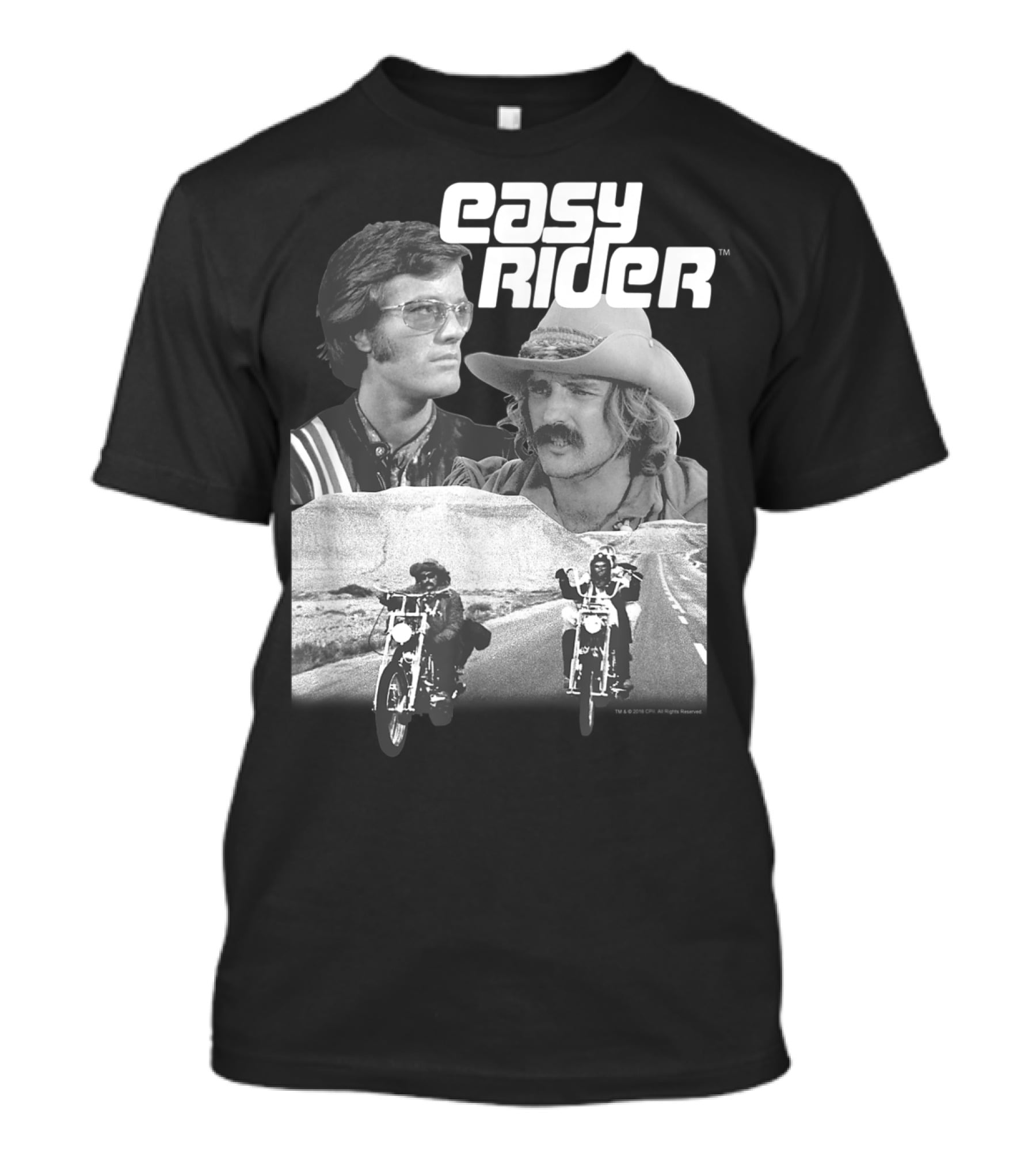 Easy Rider Fonda Hopper Motorcycles Road Adventure T-Shirt