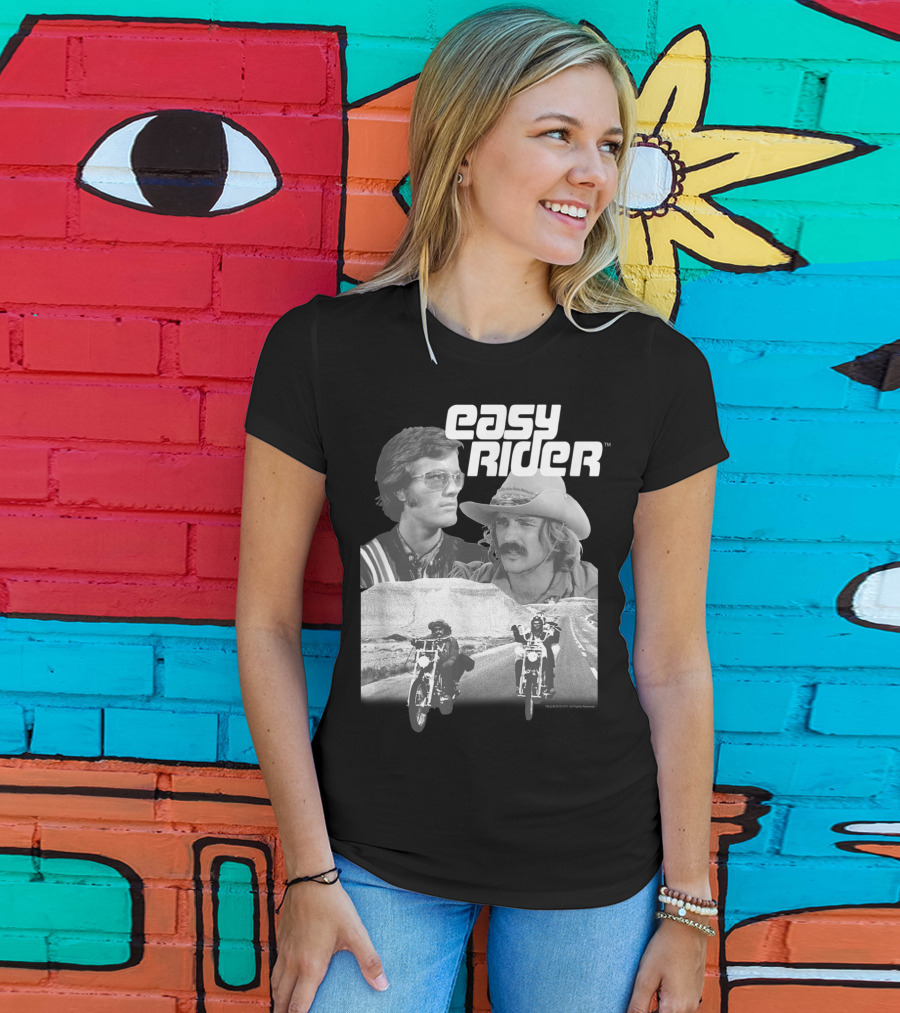 Easy Rider Fonda Hopper Motorcycles Road Adventure T-Shirt