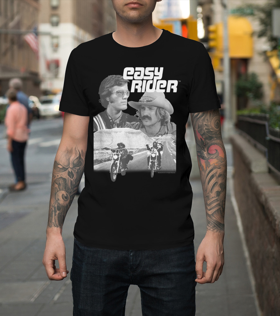 Easy Rider Fonda Hopper Motorcycles Road Adventure T-Shirt