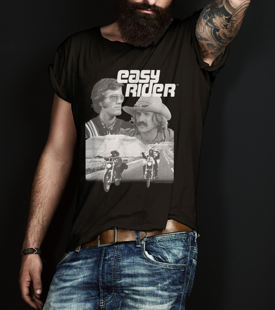 Easy Rider Fonda Hopper Motorcycles Road Adventure T-Shirt