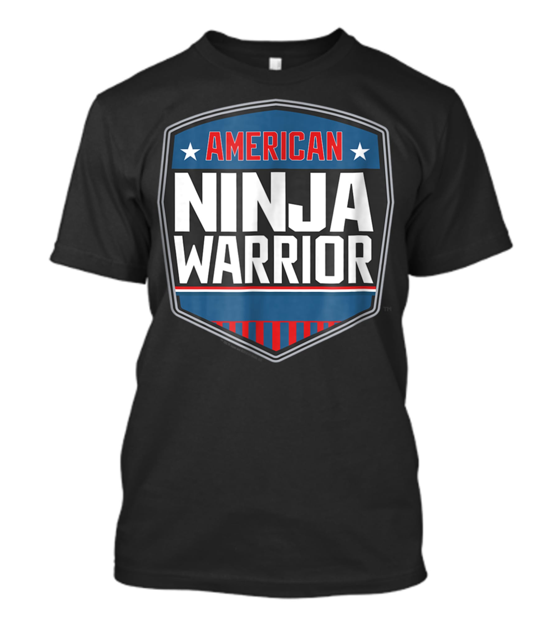 American Ninja Warrior Shield Icon T-Shirt