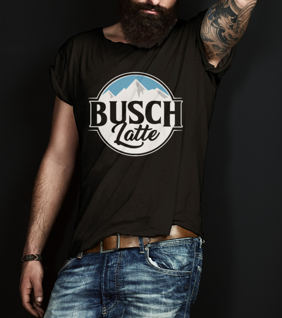 Busch Latte Mens Womens T-Shirt