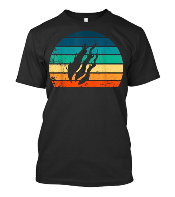 Fire Nation Sunset Flames Gamer Vibes T-Shirt