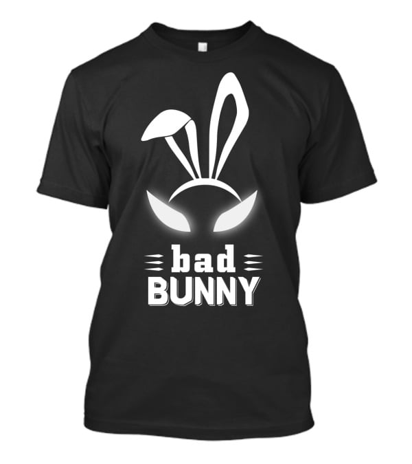 Bad Bunny Custom Cute And Funny Bunny Ears T-Shirt