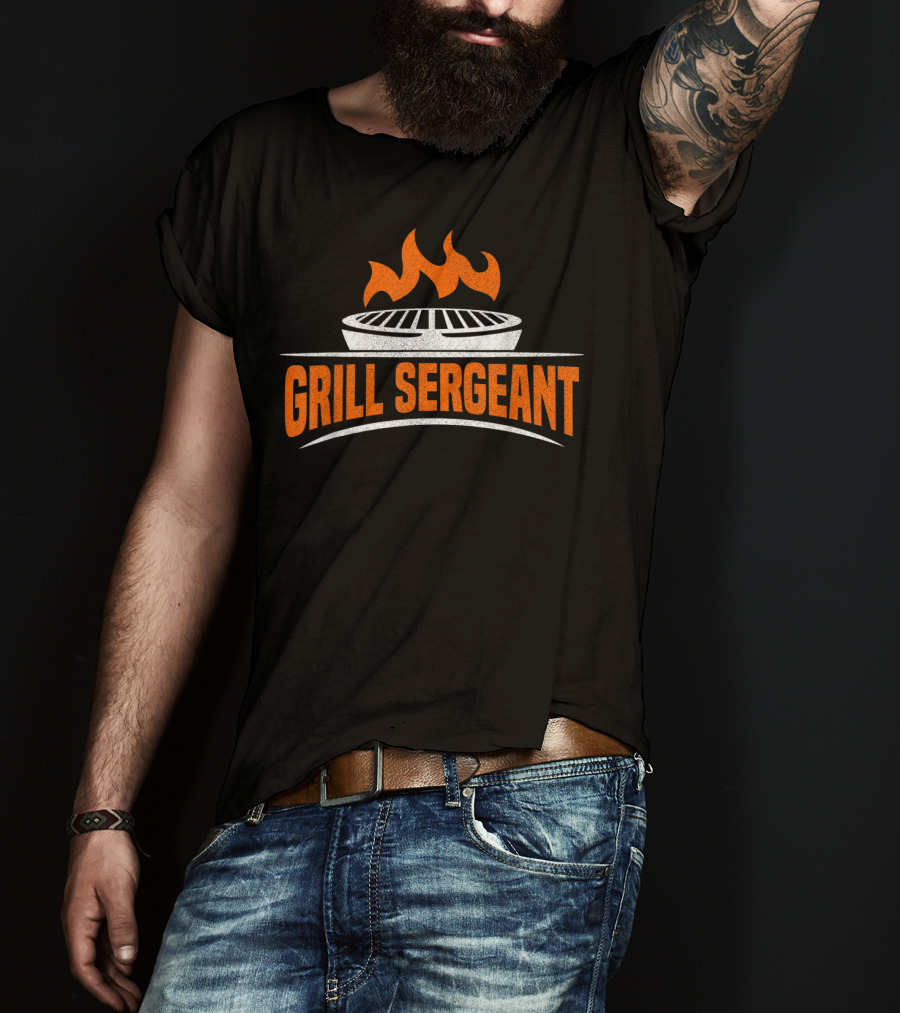 Grill Sergeant BBQ Sayings For Grillers T-Shirt