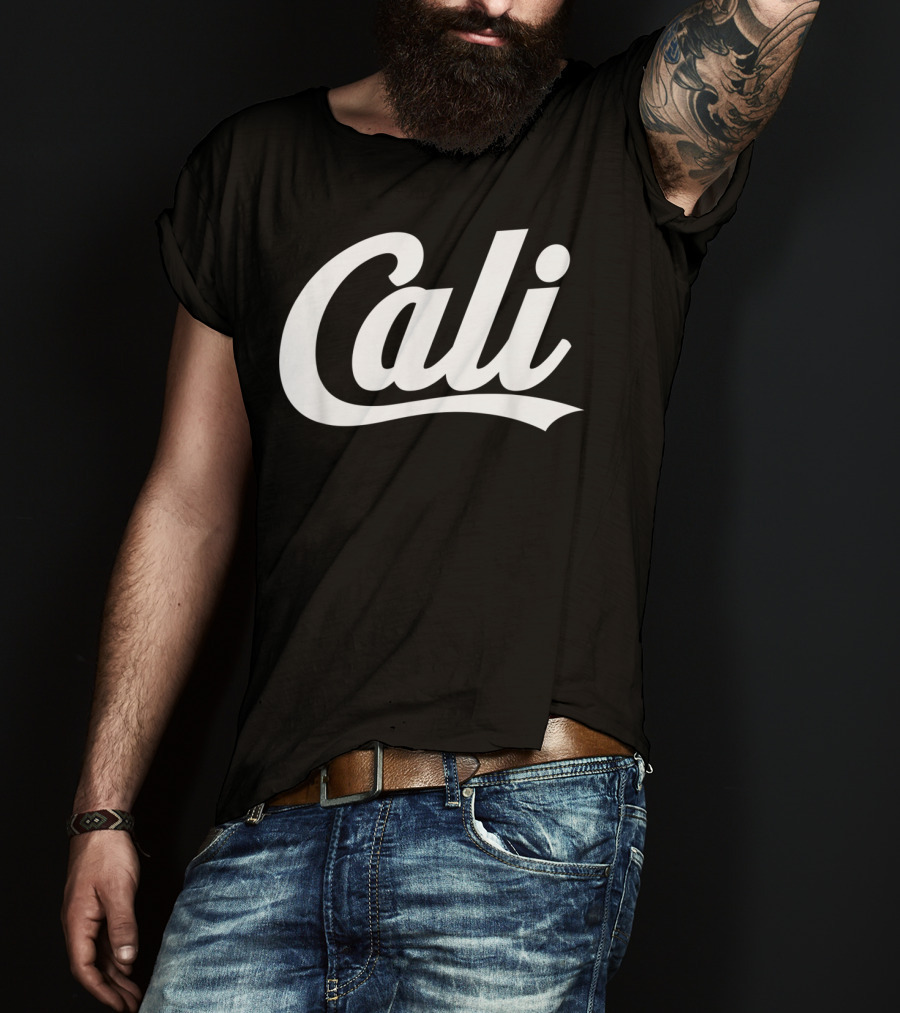 Cali Bold Script Californ T-Shirt