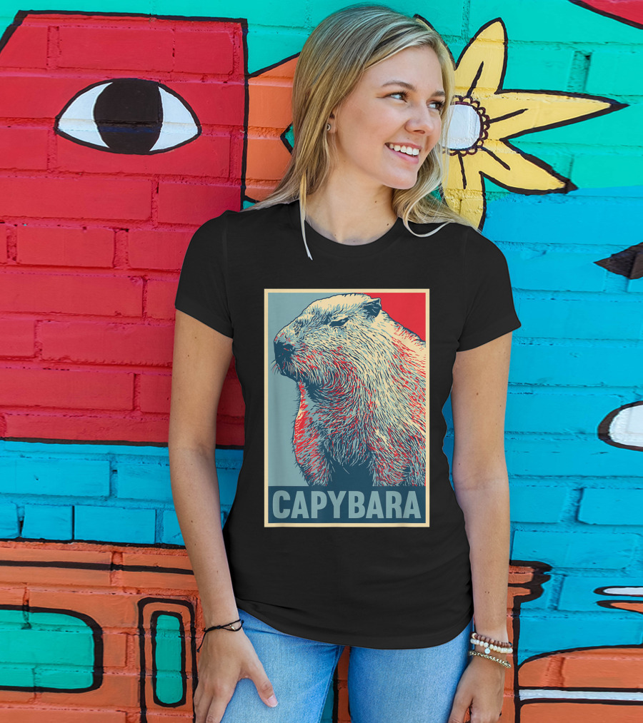Capybara Funny Vegan Animal Lovers T-Shirt