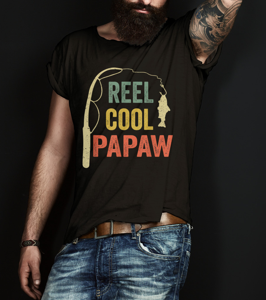 Reel Cool Papaw Fishing T-Shirt