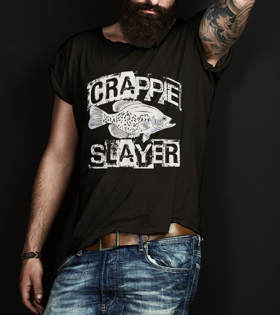 CRAPPIE SLAYER Freshwater Fish T-Shirt