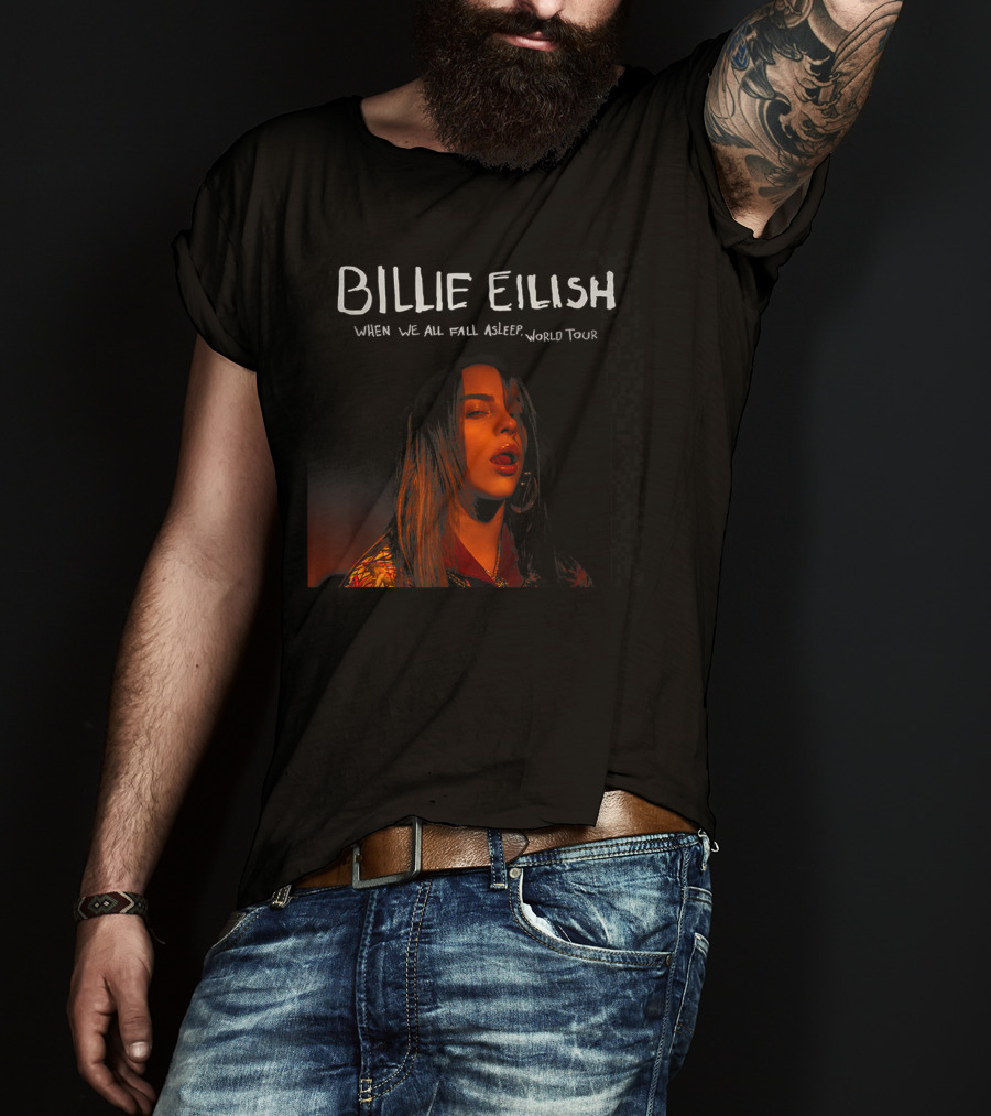 Billie Eilish When We All Fall Asleep World Tour T-Shirt