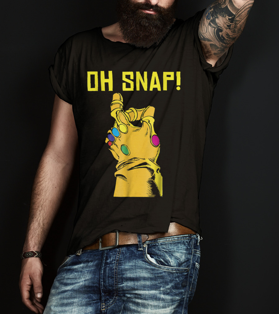 Marvel Oh Snap Infinity Gauntlet Thanos T-Shirt