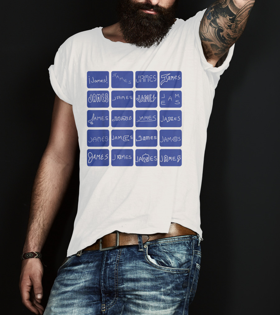 James Creative Typography Styles Collection T-Shirt