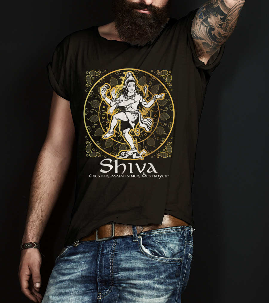 Shiva Creator Maintainer Destroyer Hindu Gods Lord Shiva T-Shirt