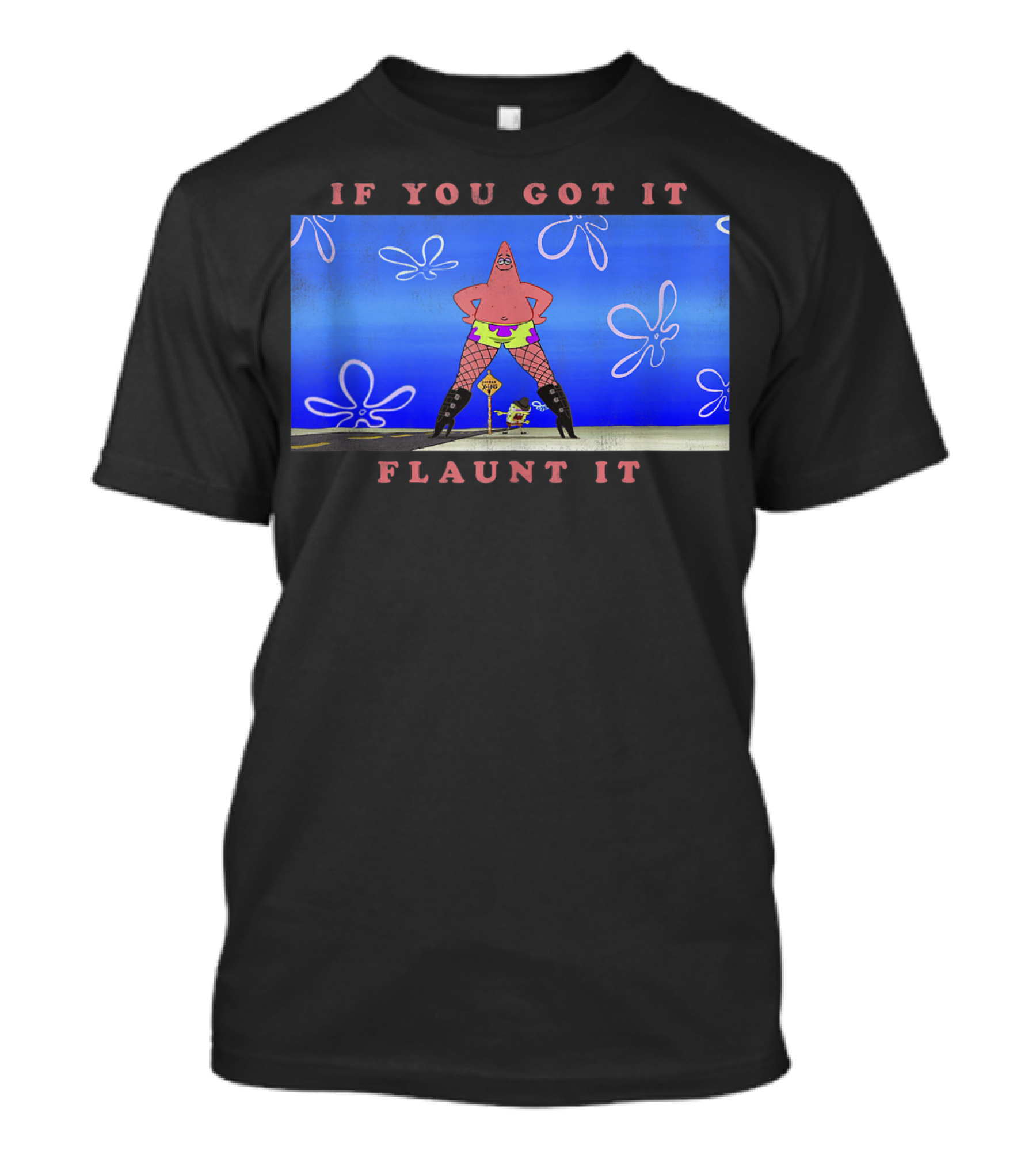 SpongeBob SquarePants Patrick Starfishnets If You Got It Flaunt It Tank T-Shirt